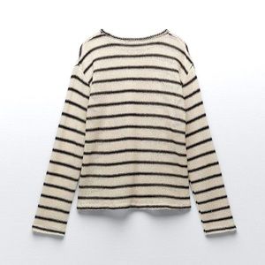 Zara Striped Rustic Sweater